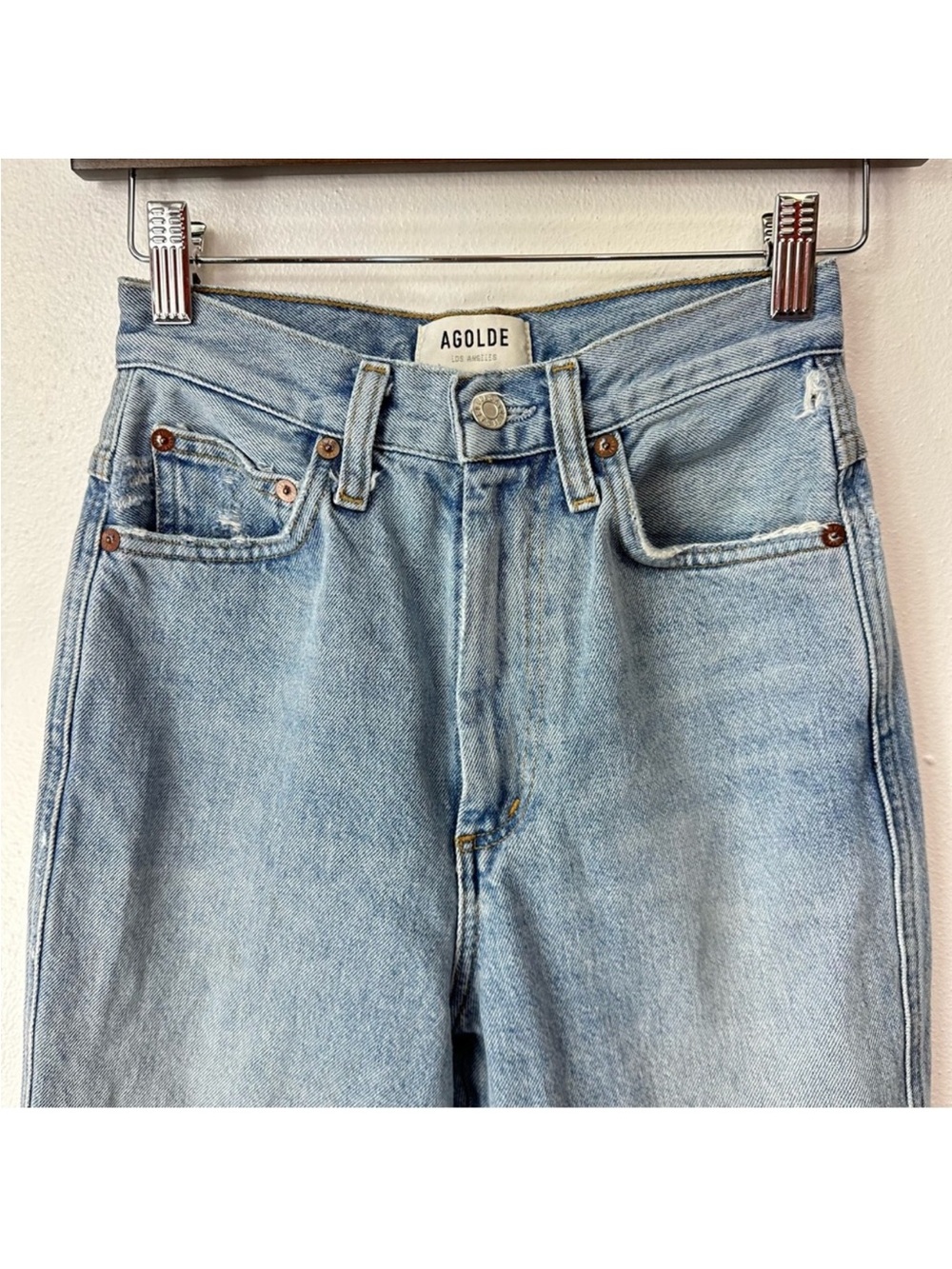 Agolde pinch waist high rise kick jean